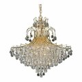 Elegant Lighting Royal Cut Clear Crystal Toureg 15-Light V8005G31G/RC